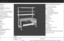 Workstation Configurator with Shopping Cart